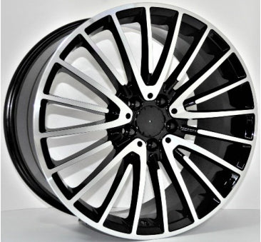 R1 Wheels 20 inç 5*112 ET48 Siyah Jant Takımı (J-346)
