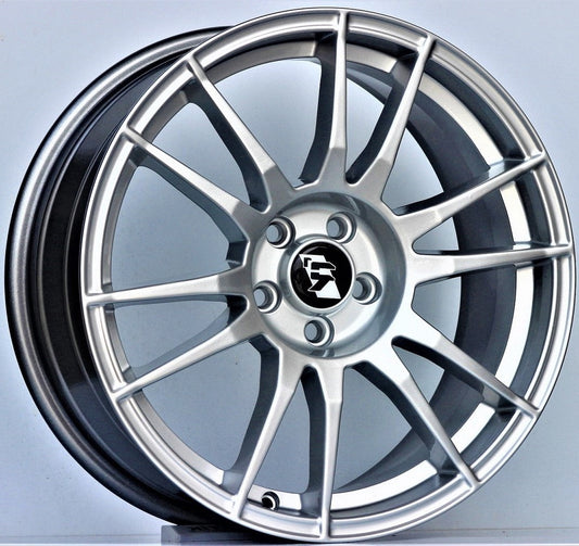 R1 Wheels 17 inç 5*100 ET35 Metalik Gri Jant Takımı (J-295)