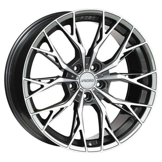 ARC-18239-02 8.0x18" -5x114.3 ET35 73.1 Titan Diamond ROMA Jant (4 Adet)