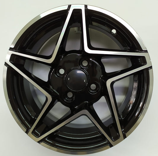 R1 Wheels 14 inç 4*100 ET35 Siyah Jant Takımı (J-262)