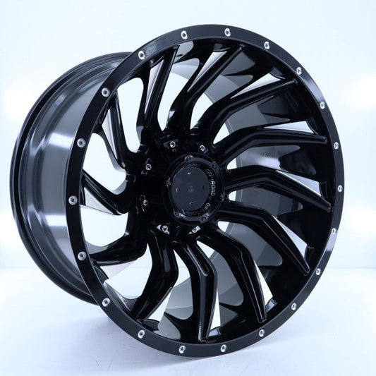 R1 Wheels 20 inç 6*139.7 ET44 Mat Siyah Jant Takımı (J-203)
