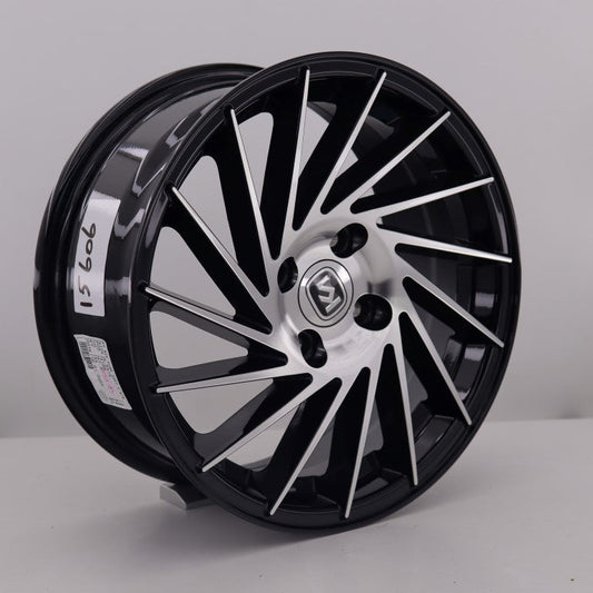 R1 Wheels 15 inç 4*100 ET34 Parlak Siyah Jant Takımı (J-291)