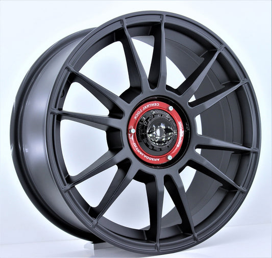 R1 Wheels 18 inç 5*108 ET40 Mat Siyah Jant Takımı (J-369)