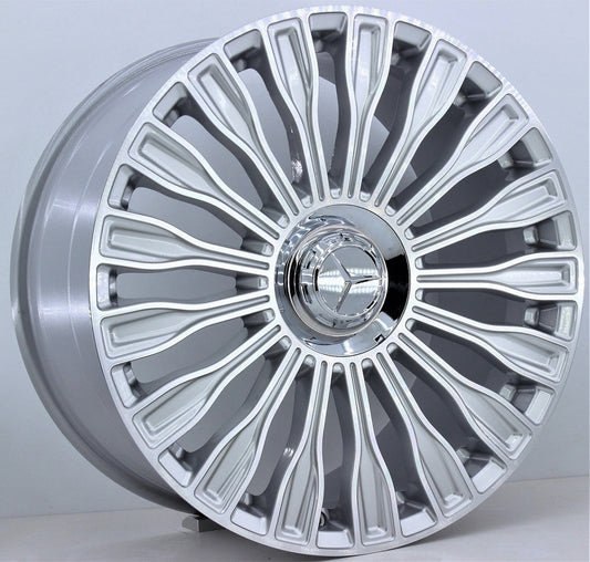 R1 Wheels 18 inç 5*112 ET43 Metalik Gri Jant Takımı (J-359)